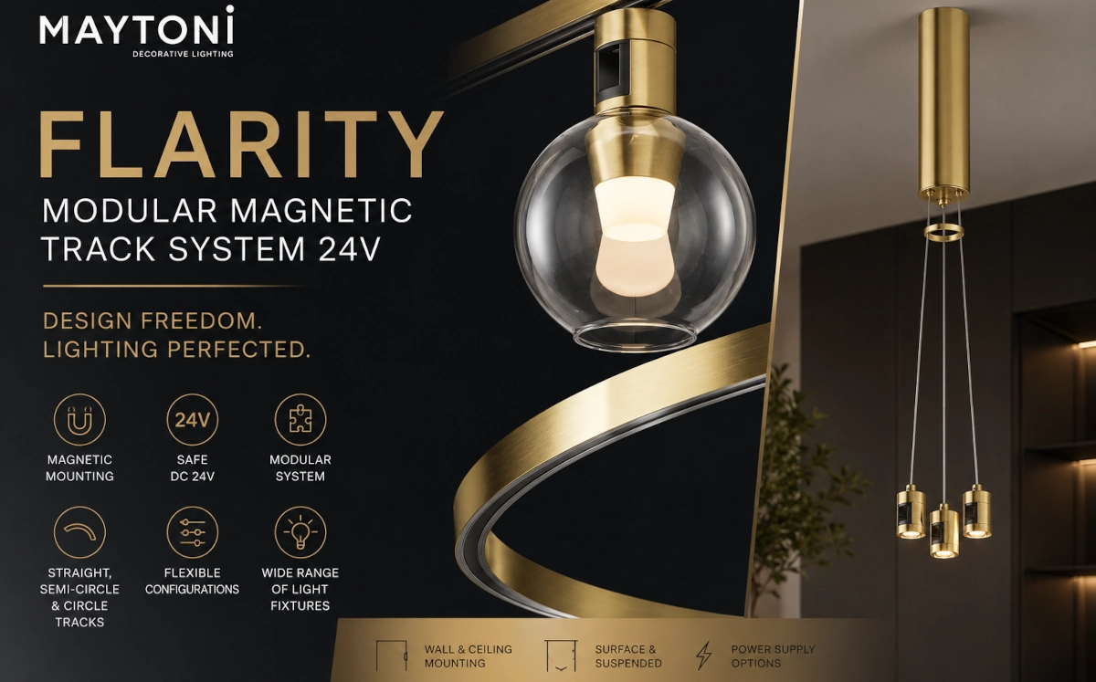 FLARITY tvrtke Maytoni – moderan magnetski tračni sustav 24 V