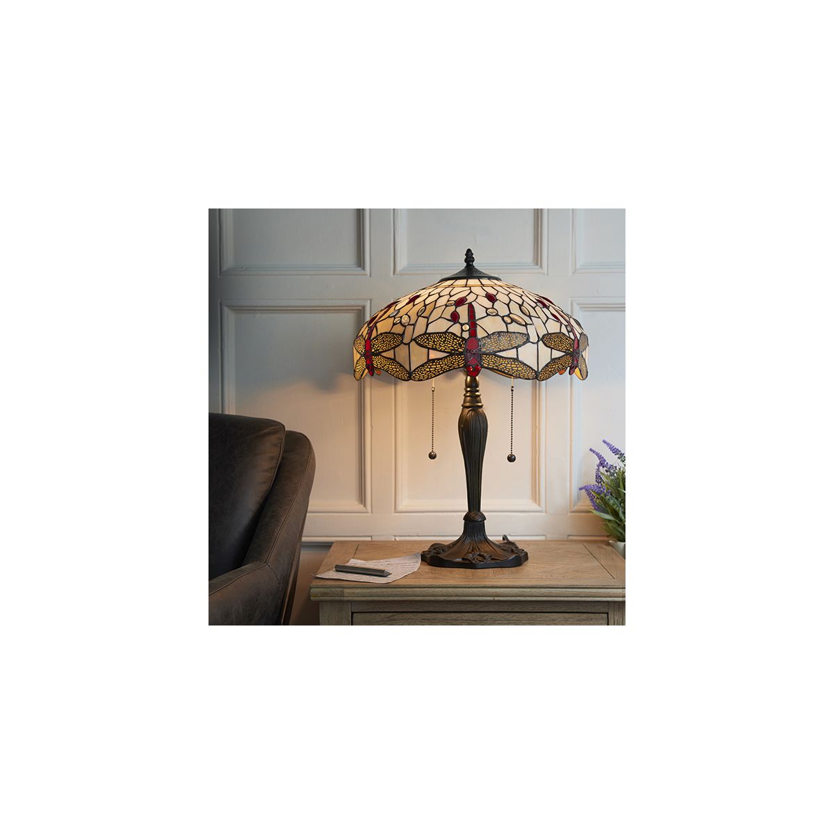 Endon-Dragonfly beige-64085-END64085