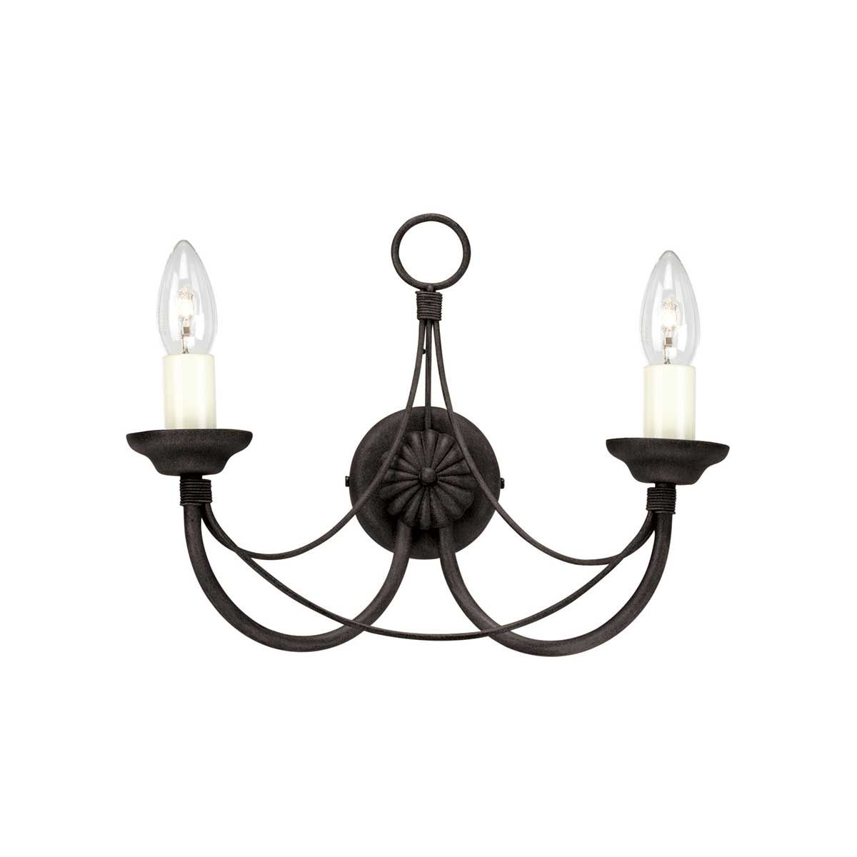 Elstead Lighting-CARISBROOKE-CB2-BLACK-ELSCB2-BLACK