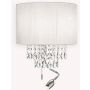 Ideal Lux OPERA 068268 Zidna svjetiljka 1x40W/E14+1x1.5W/LED ip20