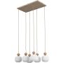 TK Lighting BALLO 11052 Visilica 6x10W/E14 IP20