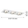 Argon OLIMP 1327 Ugradbeno downlight svjetlo 3x6W/G9 IP20