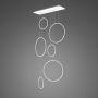 Altavola Design Ledowe okręgi LA076/P_90_in_3k_white_dimm Visilica 6x130W/LED 3000K 7800lm IP44