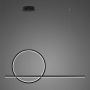 Altavola Design Linea No.2 LA087/PX100_40_3k_black Visilica 2x30W/LED 3000K 1800lm IP44