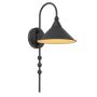 Cosmolight ASHFORD W01531BK Zidna svjetiljka 1x40W/E27 ip20