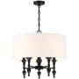 Cosmolight AUSTIN P05203BK-WH Luster 5x40W/E14 IP20