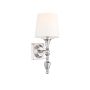 Cosmolight AUSTIN W01118NI-WH Zidna svjetiljka 1x40W/E14 IP20