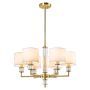 Cosmolight SUTTON P06692BR-WH Stropna svjetiljka 6x40W/E14 ip20