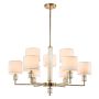 Cosmolight SUTTON P09378AU-WH Stropna svjetiljka 9x40W/E14 ip20