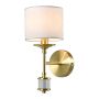 Cosmolight SUTTON W01845BR-WH Zidna svjetiljka 1x25W/E14 ip20