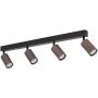 TK Lighting TUNE BROWN 16149 Reflektor 4x10W/GU10 IP20