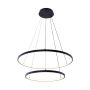 Zuma Line BRENO 18140BK-2 Visilica 1x50W/LED 3000K|4000K|6000K 2000lm IP20