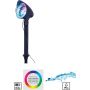 Paul Neuhaus DISCO 19035-18 Vrt reflektor 1x3W/LED RGB ip44