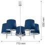 Argon BOLZANO 2074 Luster 5x15W/E27 IP20