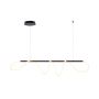 Zuma Line BALBO 20006PM-BK Visilica 1x45W/LED 3000K|4000K|6000K 3200lm IP20