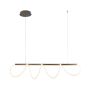 Zuma Line BALBO 20006PM-GD Visilica 1x45W/LED 3000K|4000K|6000K 3500lm IP20