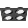 Zuma Line BOXY 20073-BK Ugradbeno downlight svjetlo 4x15W/GU10/ES111 IP20