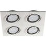 Zuma Line BOXY 20073-WH Ugradbeno downlight svjetlo 4x15W/GU10/ES111 IP20