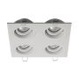 Zuma Line CHUCK 20069-WH Ugradbeno downlight svjetlo 4x50W/GU10