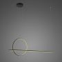 Altavola Design Linea No.2 LA087/PX120_40_3k_39W_black Visilica 2x39W/LED 3000K 2350lm IP44