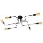 Lucide LESTER 21112/06/30 Stropna svjetiljka 6x40w/e27 ip20