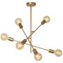 Lucide LESTER 21119/06/02 Stropna svjetiljka 6x40w/e27 ip20