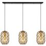 Lucide WOLFRAM 21417/03/02 Visilica 3x60w/e27 ip20