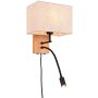 Trio NILAM 212870236 Zidna svjetiljka 2x31w/led+e27 3000k 310lm ip20