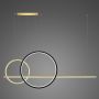Altavola Design Linea No.4 LA087/P2X_60_40_150_2700k_gold_black_dimm Visilica 3x57W/LED 4000K 3420lm IP44
