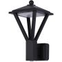Italux Bons OWL-22474-BK Zidna svjetiljka 1x12W+3W/LED 3000K 590lm IP54