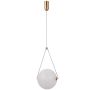 Italux Rastia PND-34361-L-HBR-OPAL Visilica 1x12W/LED 3000K 1300lm IP20