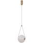 Italux Rastia PND-34361-M-HBR-OPAL Visilica 1x9W/LED 3000K 975lm IP20