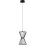 Italux Sanke PND-63849-2-BK Visilica 1x8W/LED 3000K 380lm IP20