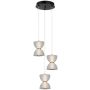 Italux Tica PND-83949-3-BK Visilica 1x22W/LED 3000K 950lm IP20
