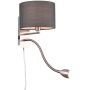 Trio HOTEL 271170211 Zidna svjetiljka 2x43w/led+e14 3000k 310lm ip20