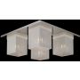Italux Helios MX102916-4A Stropna svjetiljka 4x25W/G9 IP20