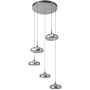 Italux Tenele PND-24028-5A-SILV Visilica 5x35W/LED 3000K 1514lm IP20