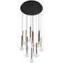 Italux Alinos PND-24019-14A-BK Visilica 14x58W/LED 3000K 4410lm IP20