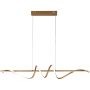Italux Bastelo PND-24154-GD Visilica 1x40W/LED 3000K/4000K/6000K 3400lm IP20