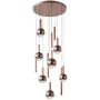 Italux Camino PND-24038-12A-COPP Visilica 12x60W/LED 3000K 2469lm IP20