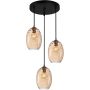 Italux Novala PND-3031-3A-BRO-AMB Visilica 3x40W/E27 IP20