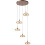 Italux Tenele PND-24028-5A-COPP Visilica 5x35W/LED 3000K 1514lm IP20