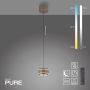 Paul Neuhaus PURE FALLING RINGS 2503-97 Visilica 1x8W/LED 2200-5000k 310lm ip20