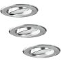 Polux SUN 305268 Ugradbeno downlight svjetlo 1x3,5W/GU10 3000K 250LM IP20