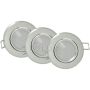 Polux SUN 305275 Ugradbeno downlight svjetlo 1x3,5W/GU10 3000K 250LM IP20