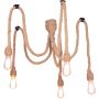 Polux ROPE 312921 Visilica 5x12W LED/E27 IP20