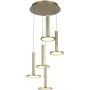 Italux Oliver MD17033012-5A GOLD Visilica 5x60W/LED 3000K 3360lm IP20