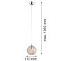 Argon PORTORYKO 3678 Visilica 1x7W/E14 IP20