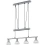 Trio LEVISTO 371010407 Visilica 4x40w/e14 3000k 400lm ip20