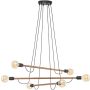 TK Lighting HELIX 4950 Visilica 6x15W/e27 IP20